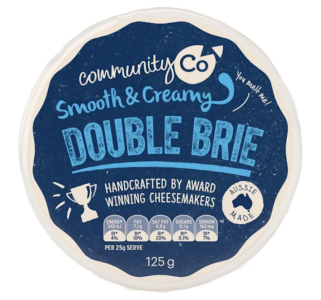 Community Co Cheese Double Brie 125g