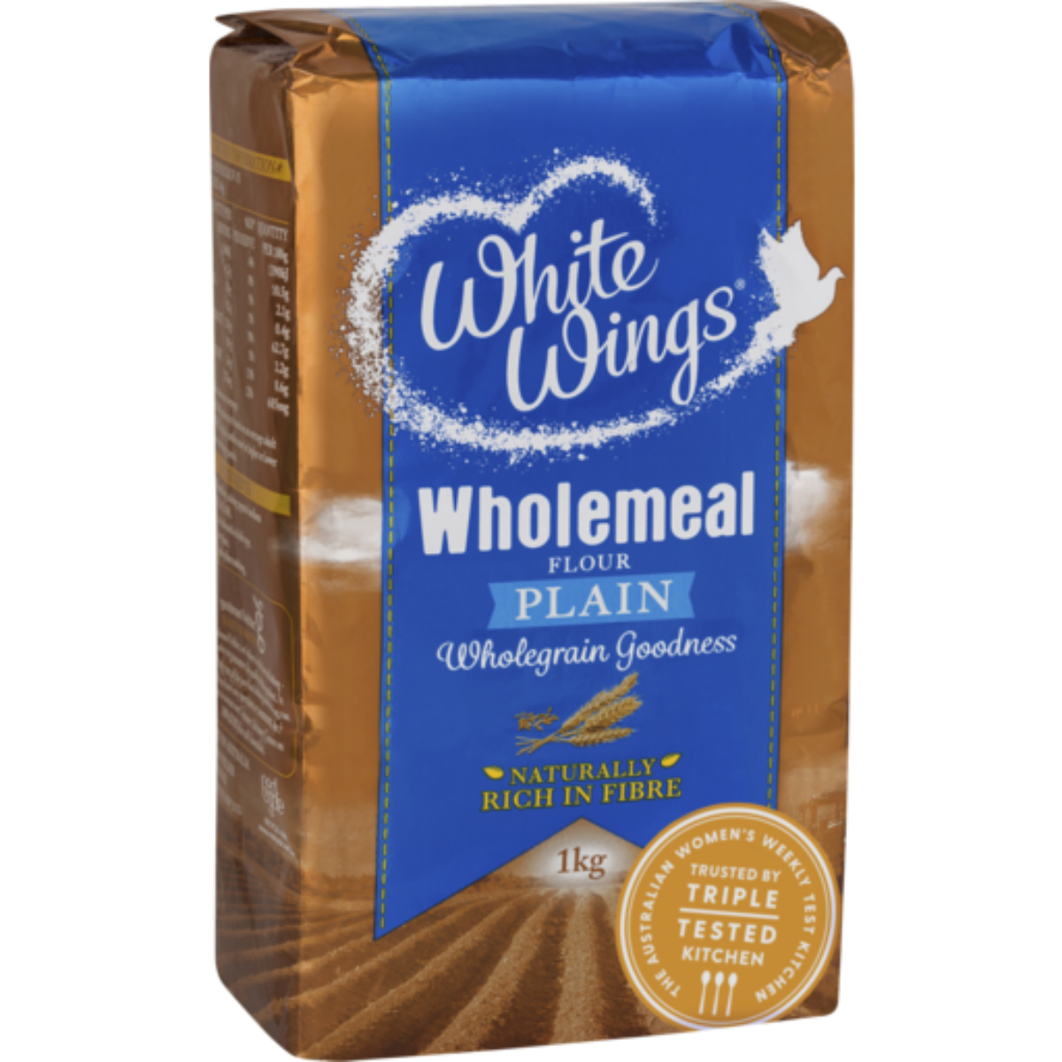 White Wings Wholemeal Plain Flour 1kg