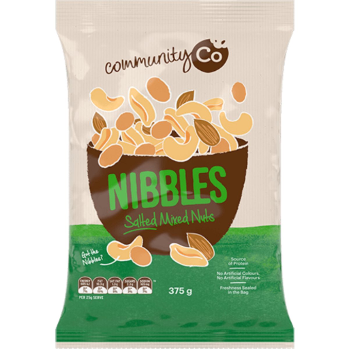 Community Co Salted Mixed Nuts 375g