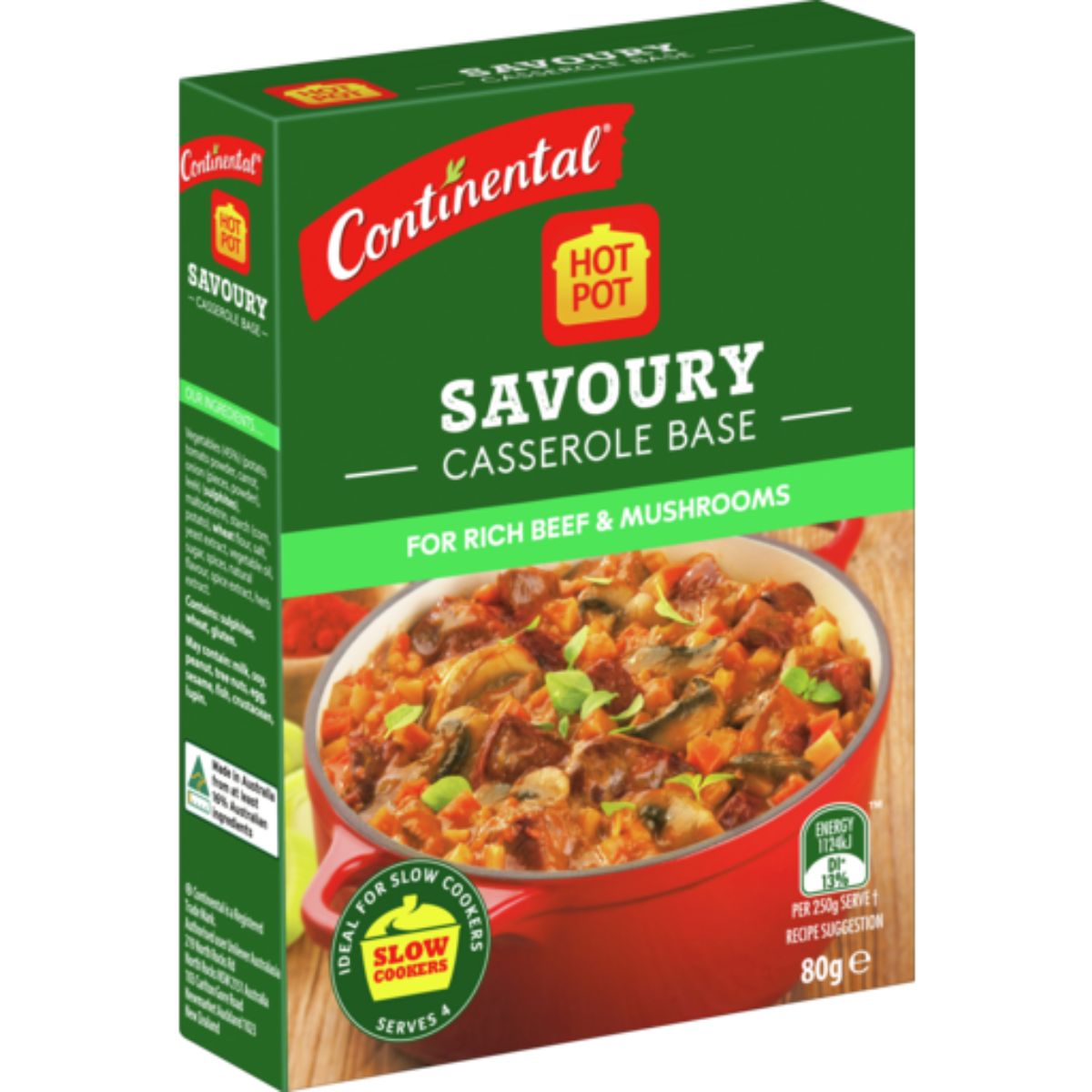 Continental Savoury Casserole Base Rich Beef & Mushroom 80g