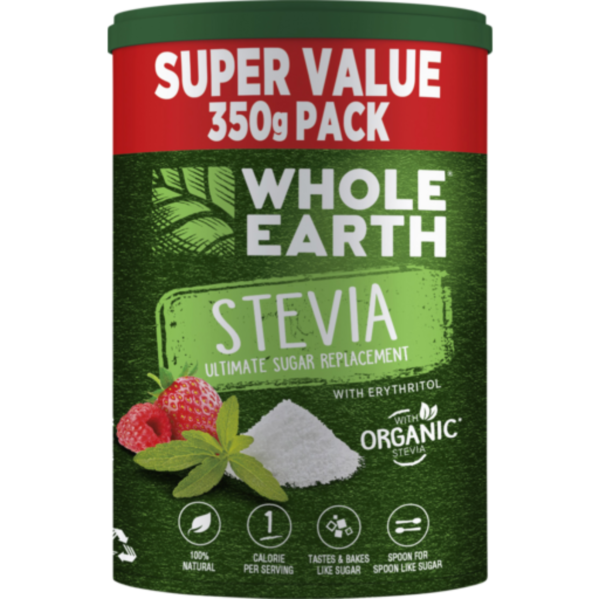 Whole Earth Stevia Sweetener Super Valuepack 350g