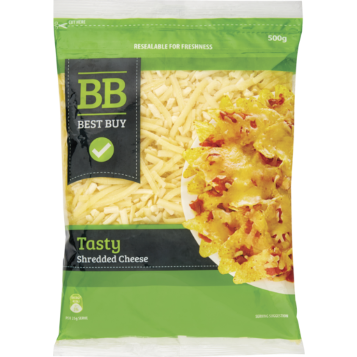 Best Buy Cheese Tasty Shredded 500g