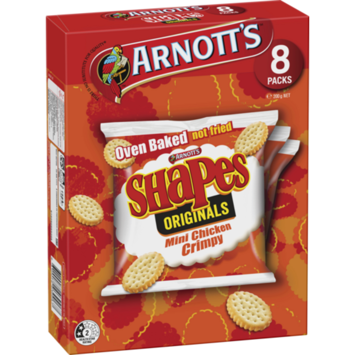 Arnott's Chicken Crimpy Mini 8 pack 200g