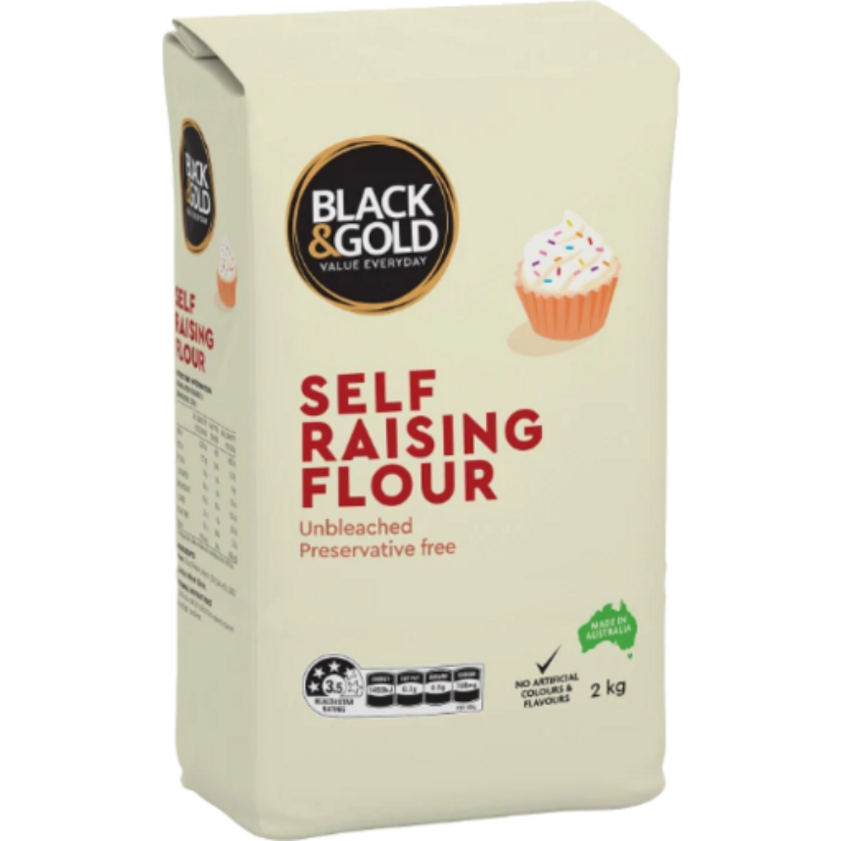 Black & Gold Self Raising Flour 2kg