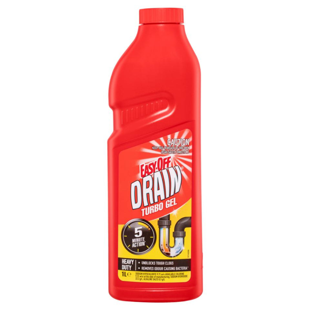 Easy-off Bam Drain Turbo Gel 1l