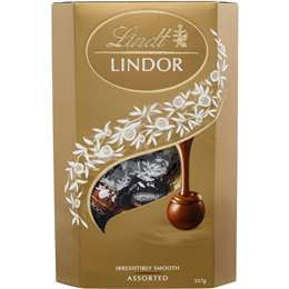 Lindt Lindor Asst Chocolate Balls 333g