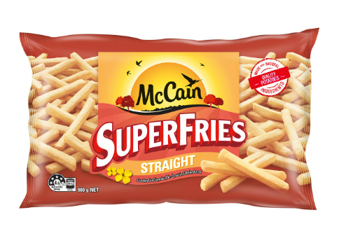 McCain Fries Healthy Choice Straight Cut, Gluten Free 1kg