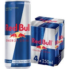 Red Bull Energy Drink 4 x 250ml