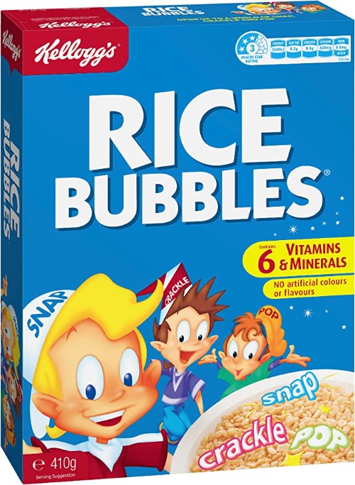 Kellogg's Rice Bubbles 410g