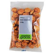 TMG Rice Crackers Chilli 110g