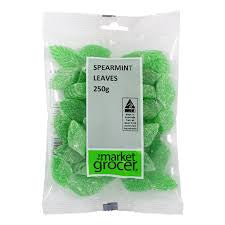 The Market Grocer Spearmint Leaves Lolly 250g