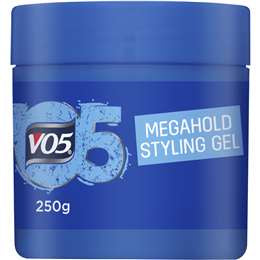 Vo5 Styling Gel Tub Mega Hold 250g