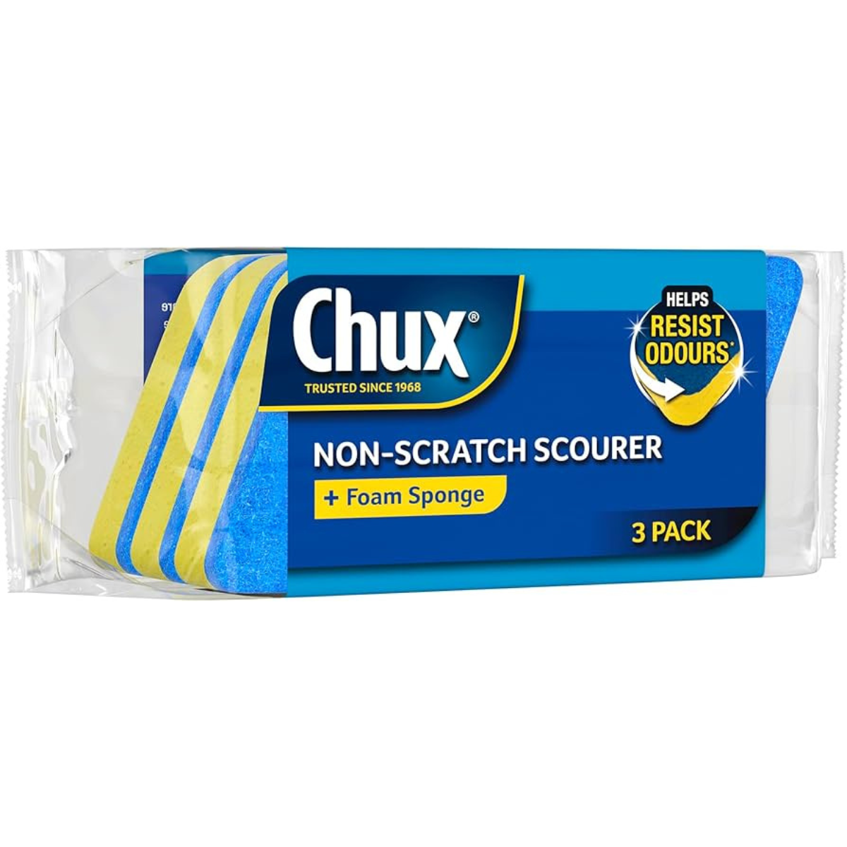Chux Scourer Non-Scratch Scrubs 3 Pack