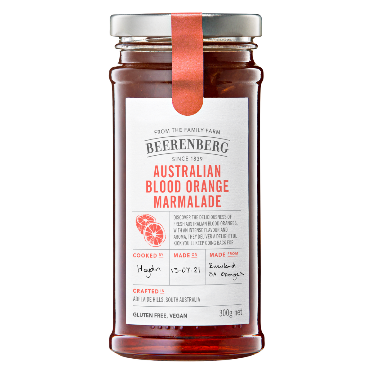 Beerenberg Australian Blood Orange Marmalade 300g