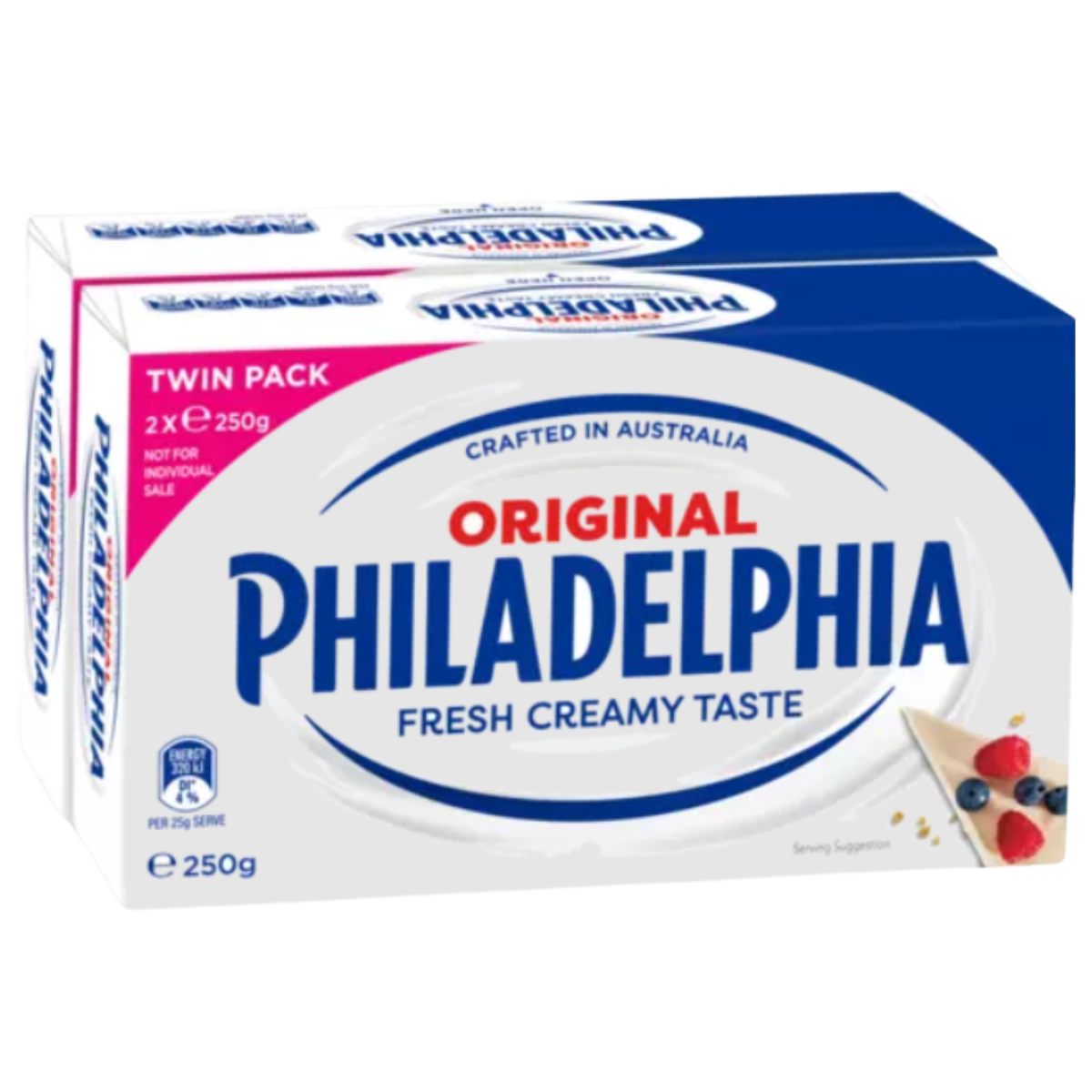 Philadelphia Cream Cheese Twin Blocks 2x250g