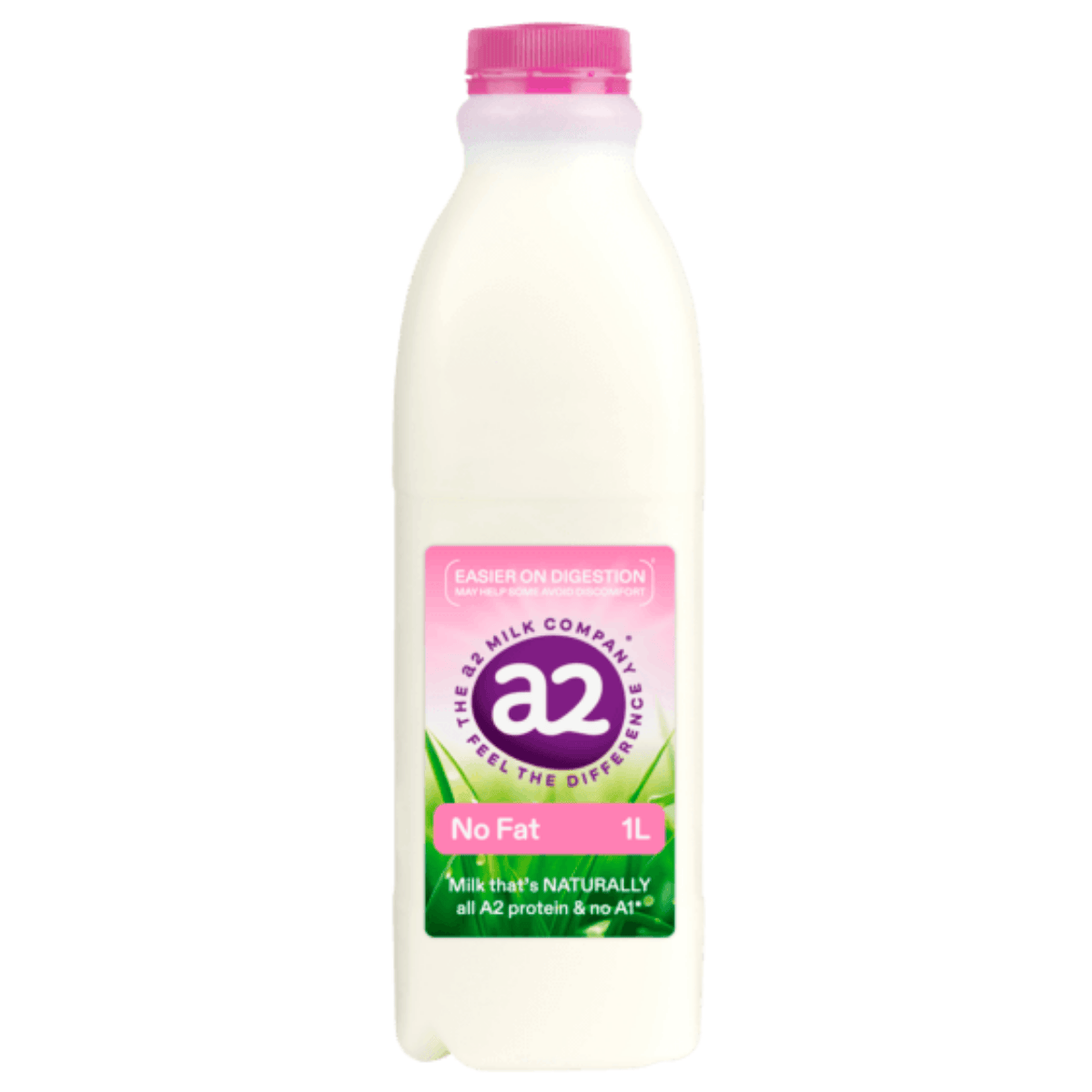 A2 Milk No Fat Bottle 1L