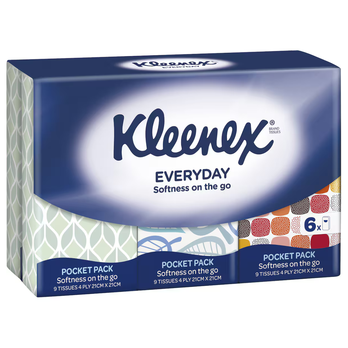 Kleenex Tissue Everyday Pocket PK 6