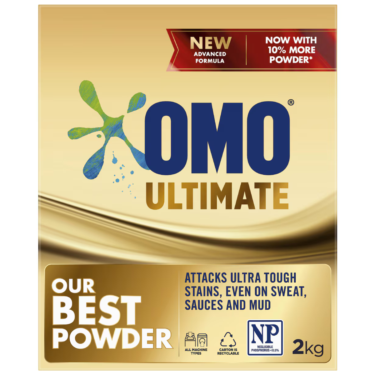 Omo Powder Ultimate Front and Top Loader 2kg