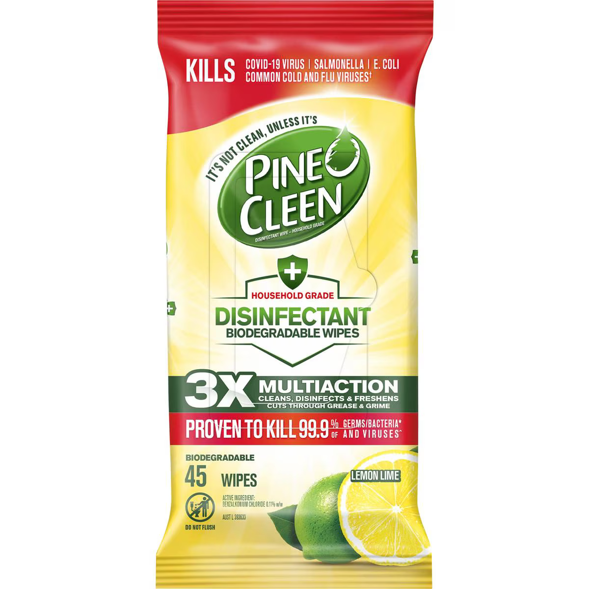 Pine O Cleen 45 wipes
