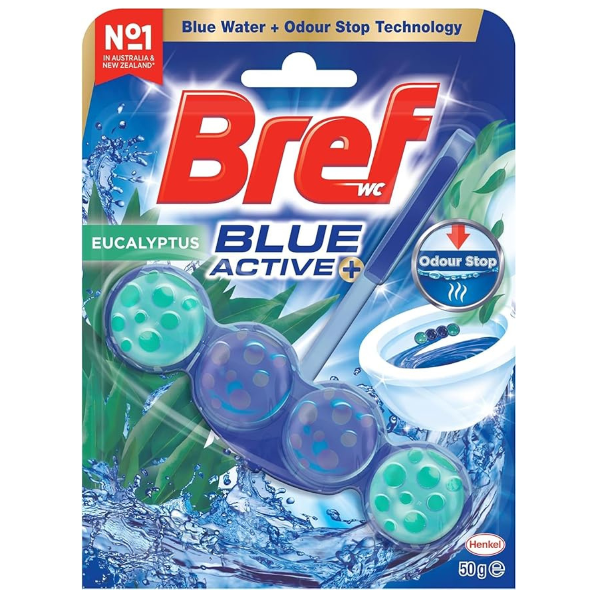 Bref Blue Active in Bowl Eucalyptus Single Pack 50g