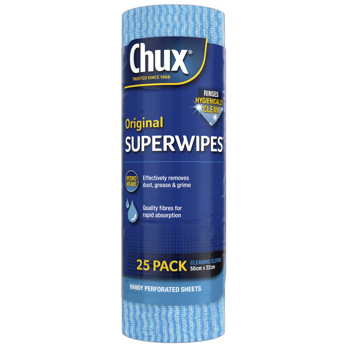 Chux Super Wipes on Roll 25s