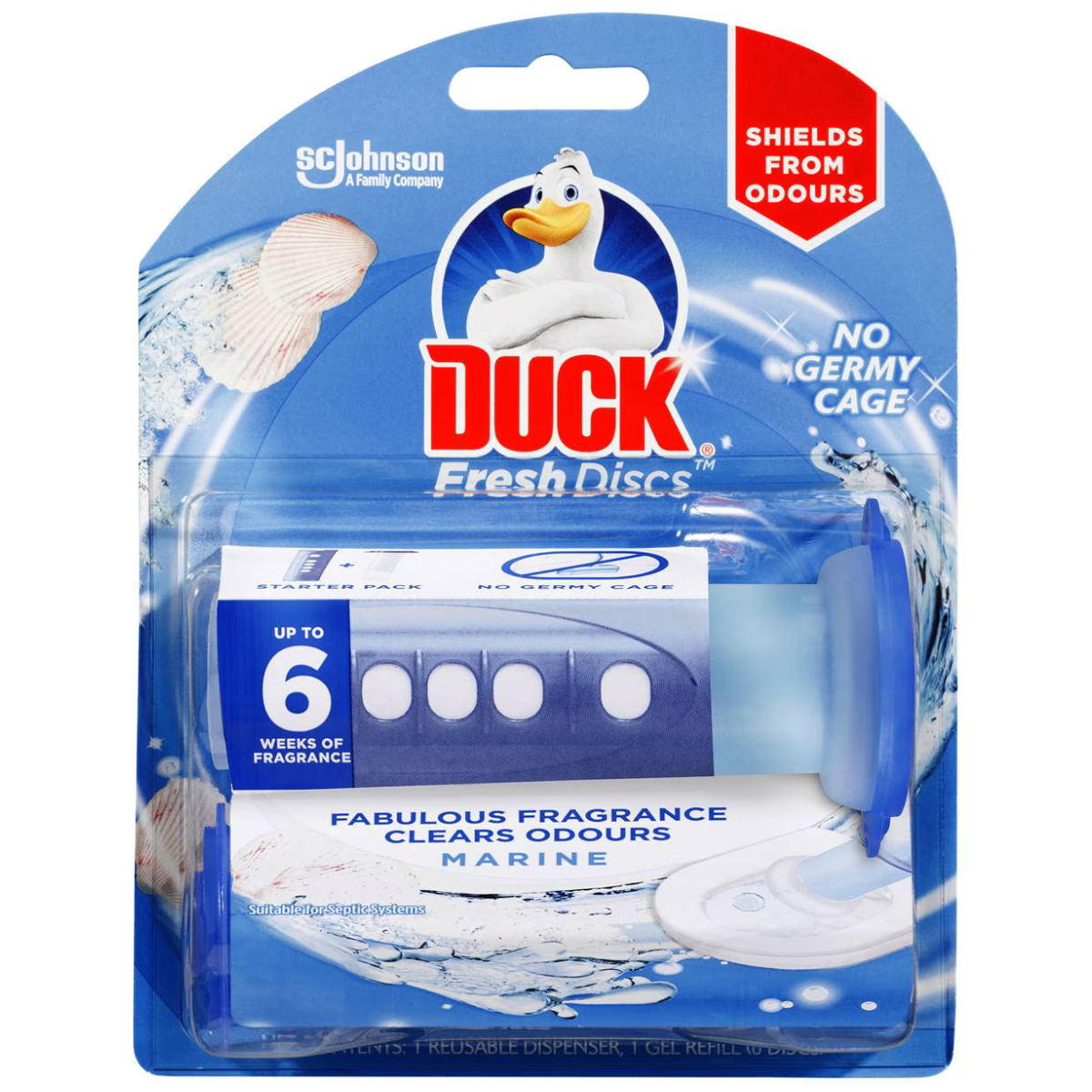 Duck Fresh Discs Toilet Cleaner Marine 36ml