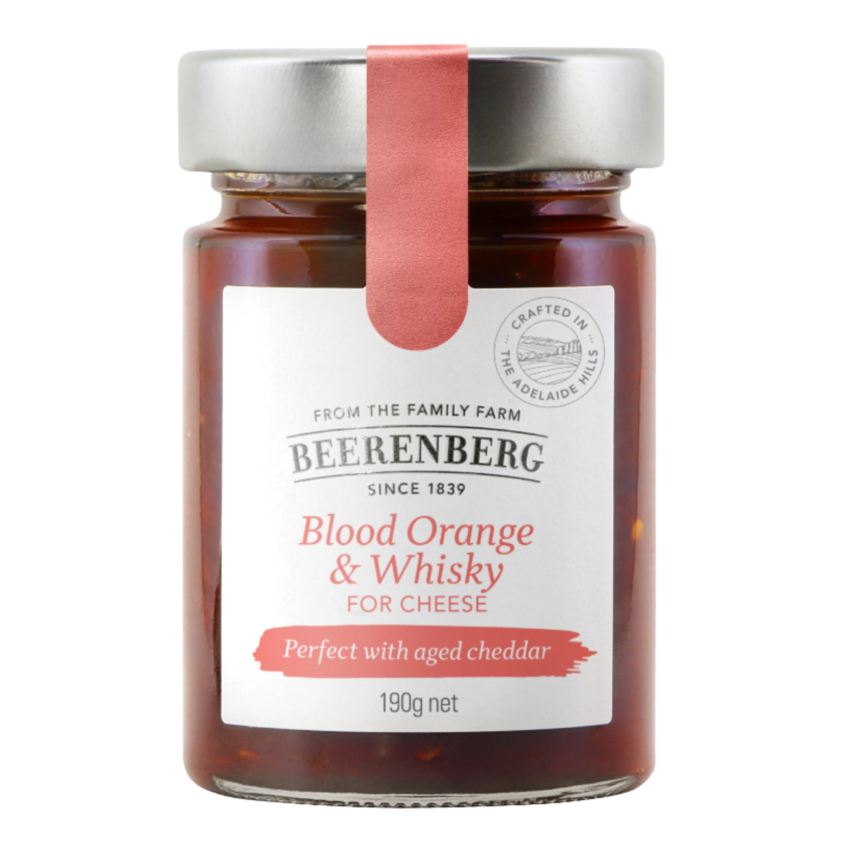 Beerenberg Blood Orange & Whisky For Cheese 190g