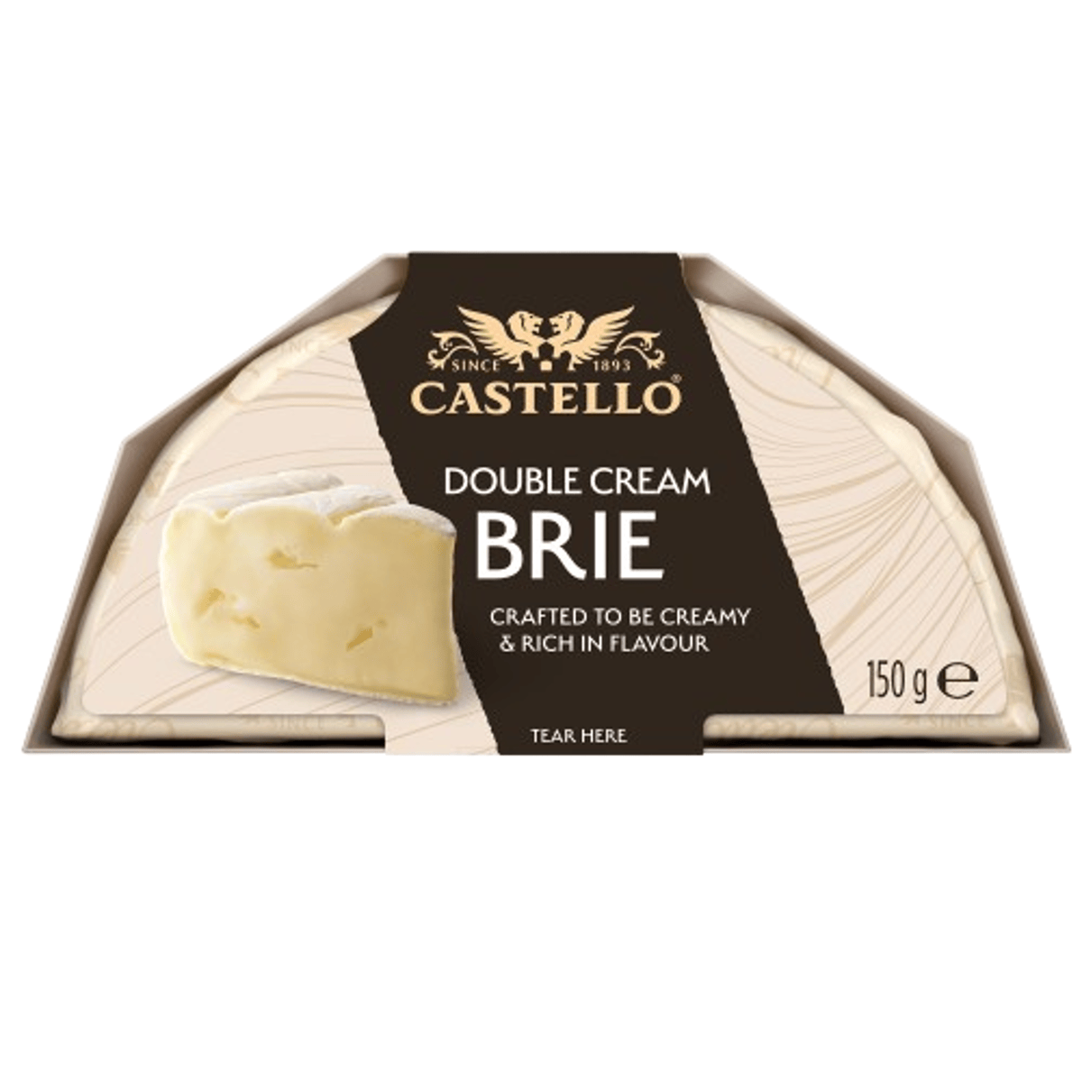 Castello Brie White Double Cream Cheese 150g