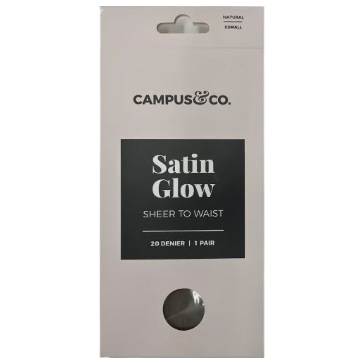 Campus&Co. Glow Sheer to Waist Natural X-Small