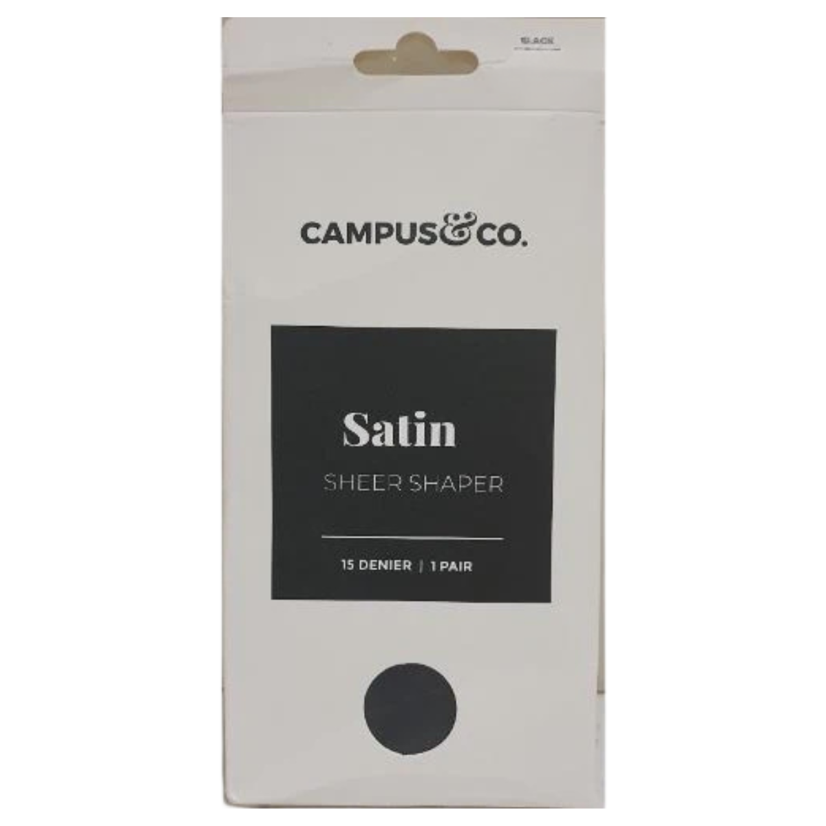 Campus&Co. Satin Sheer Shaper Black X-Tall