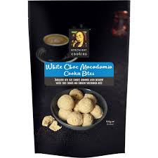 Byron Bay White Choc Macadamia Cookie Bites 100g