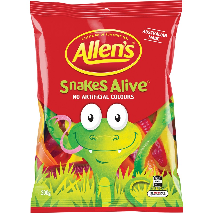 Allen's Snakes Alive 190g