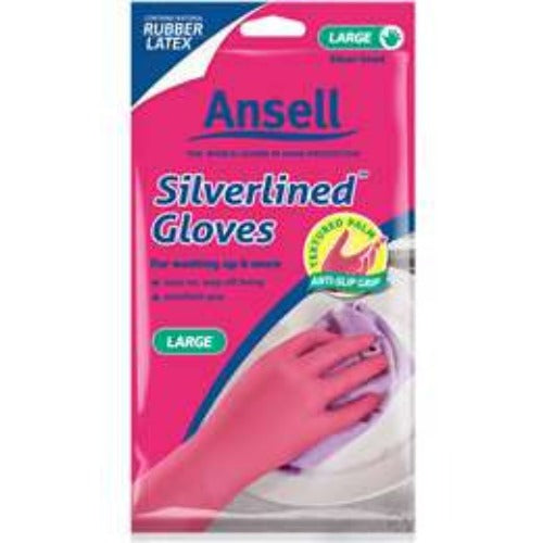 Ansell Gloves Silverlined Large Size 9 1 Pair