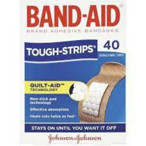 Band-Aid Tough Strips Brand 40 Pack