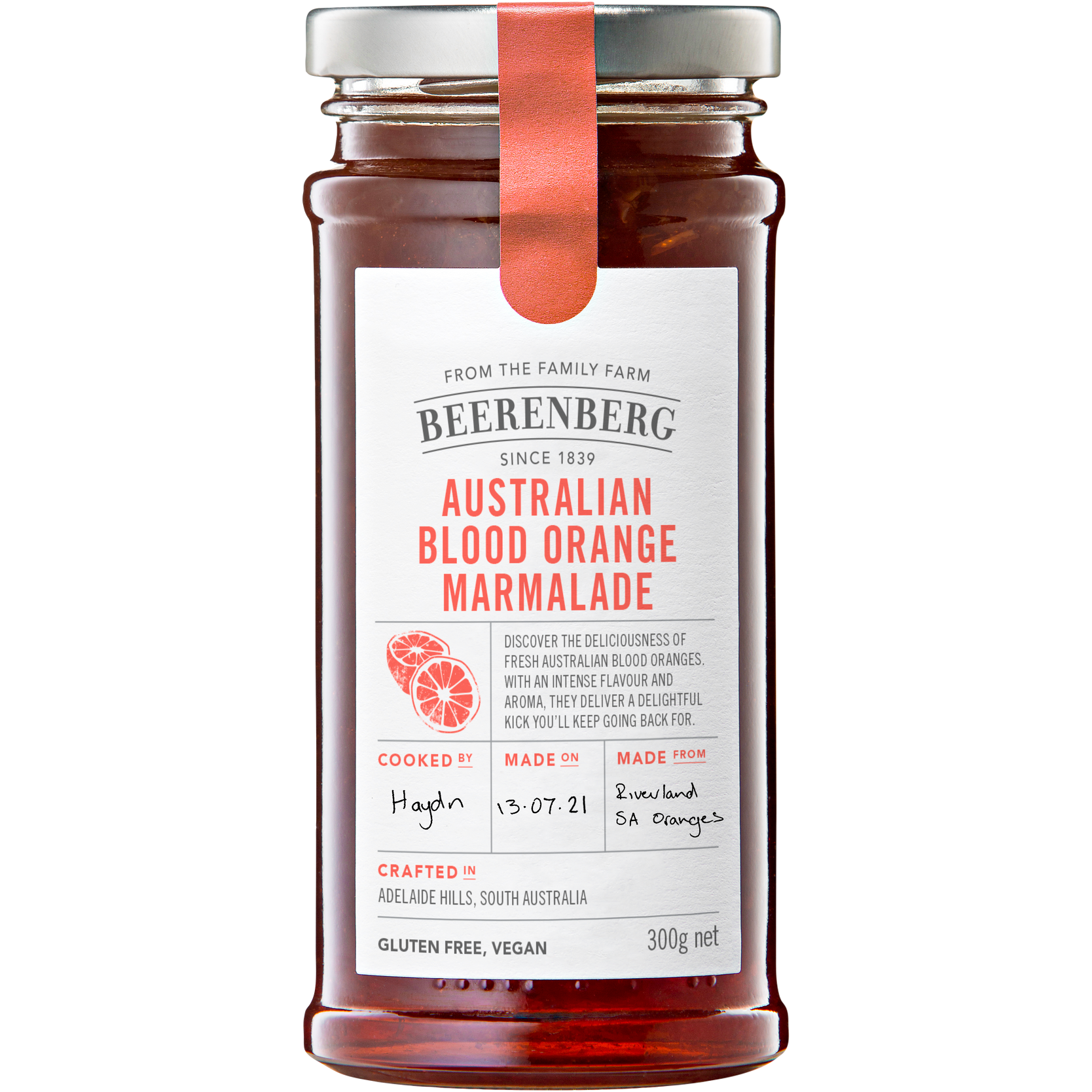 Beerenberg Australian Blood Orange Marmalade 300g