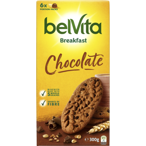 Belvita Breakfast Biscuits Chocolate 6 Pack