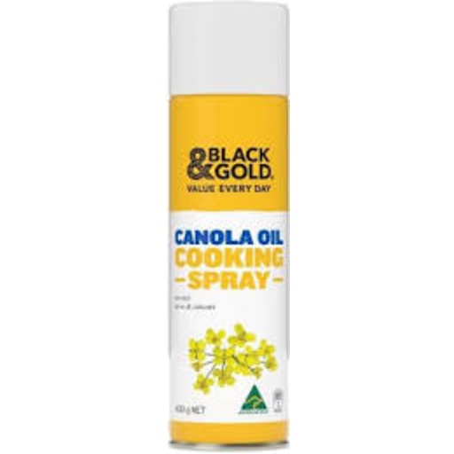 Black & Gold Canola Oil Cooking Spray 400g