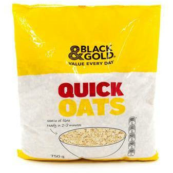 Black & Gold Quick Cooking Oats 750g