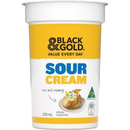 Black & Gold Sour Cream 300ml