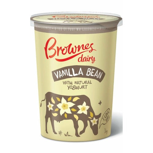 Brownes Yoghurt Vanilla Bean Thick & Creamy 1kg