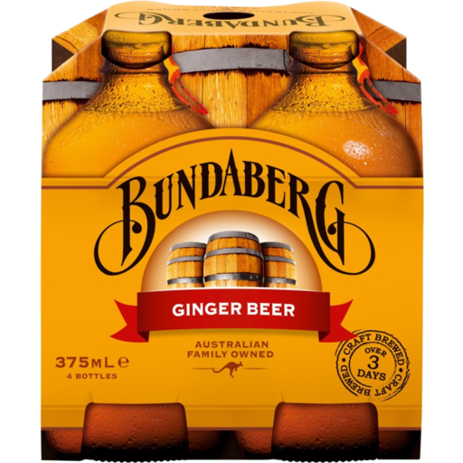 Bundaberg Ginger Beer 4x375ml