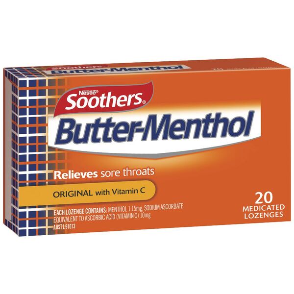 Butter Menthol Lozenges 40g