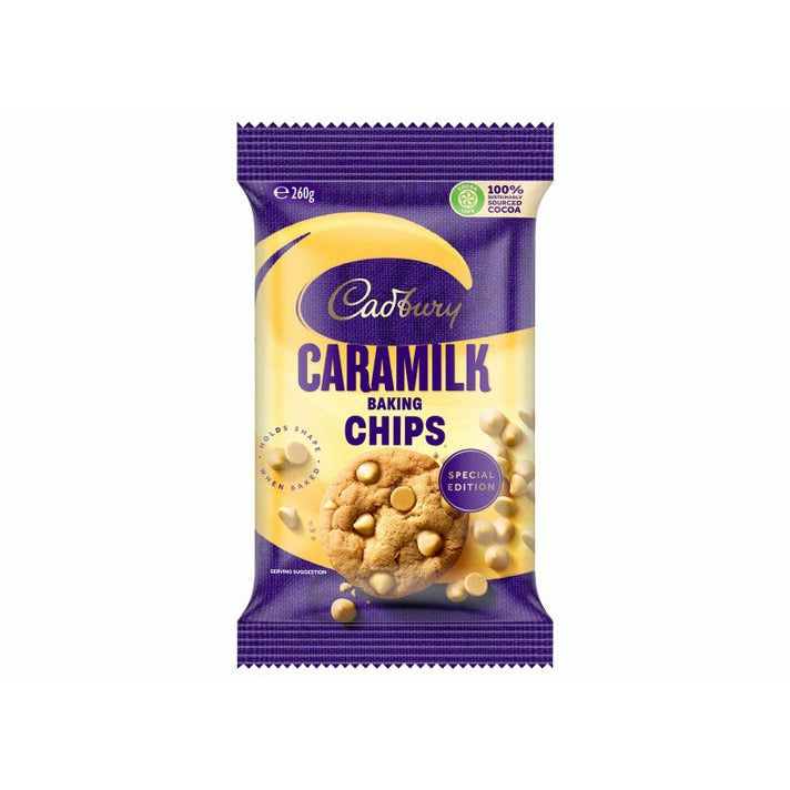 Cadbury Baking Chips Caramilk 260g