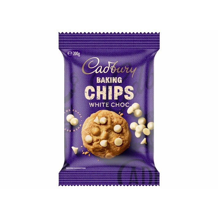 Cadbury Baking Chips White 200G