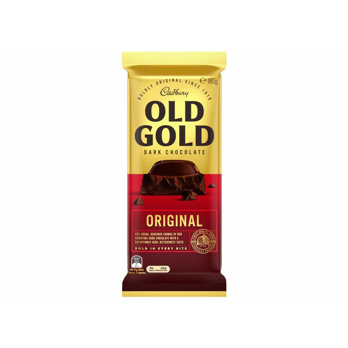 Cadbury Block Chocolate Old Gold Original 180gm