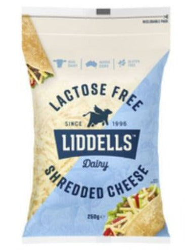 Liddells Lactose Free Shredded Cheese 250g