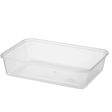 Cast Away Plastic Container With Lid (10) 500ml