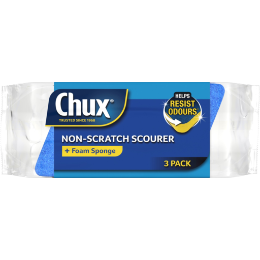 Chux Scourer Non-Scratch Scrubs 3 Pack