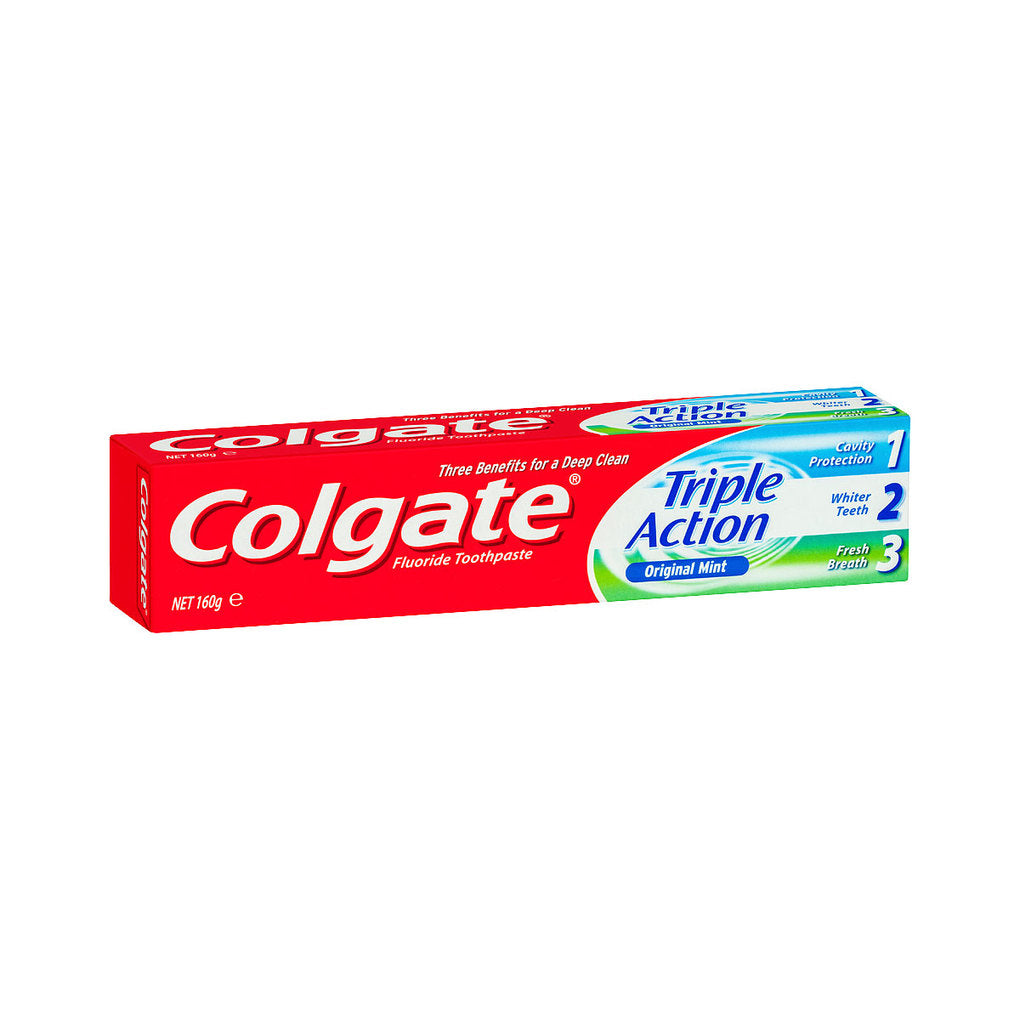 Colgate 160G Triple Action Original Mint Toothpaste