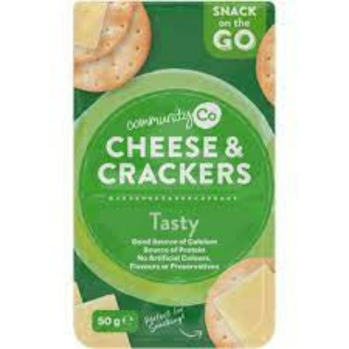 Community & Co Cheese & Crackers On The Go 50g